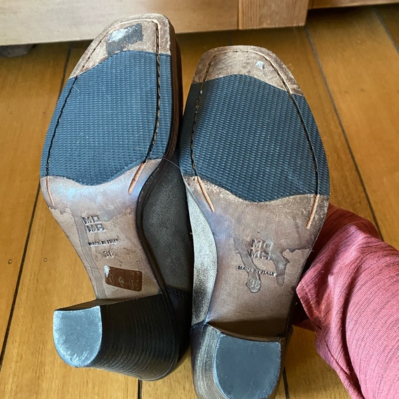 MOMA  Mary Janes Size 36  Tan/Brown Leather - Picture 6 of 7